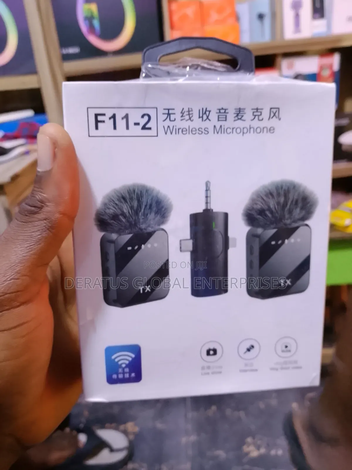 Wireless Microphone for Content Creating Video