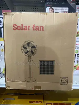 Solar Powered Rechargeable Standing Solar Fan