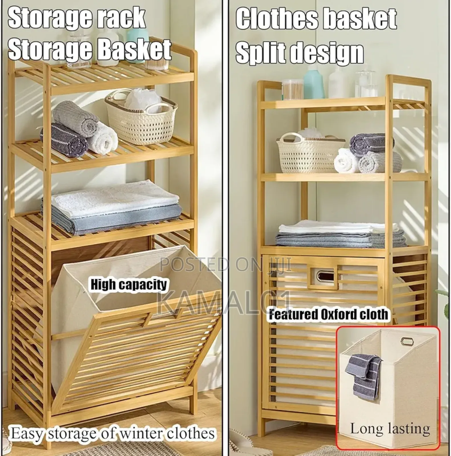 Bamboo Laundry Hamper Laundry Hamper Shelves