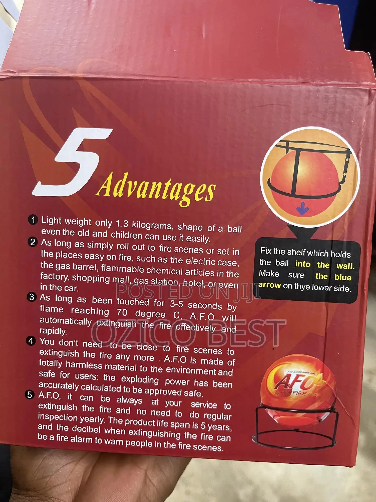 Auto Fire Off Extinguisher