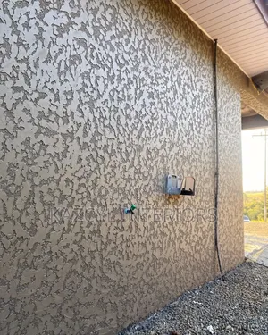 Tyrolean Cement Spray and Paintings