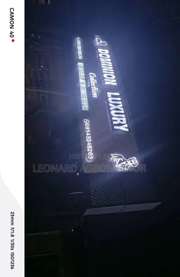 Indoor and Outdoor Signages