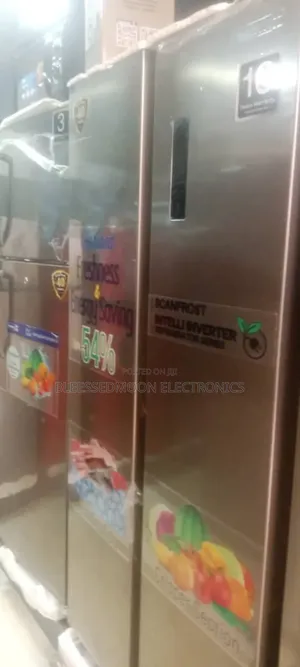 Scanfrost Inverter Side by Side Fridge With 10 Years Company Warranty