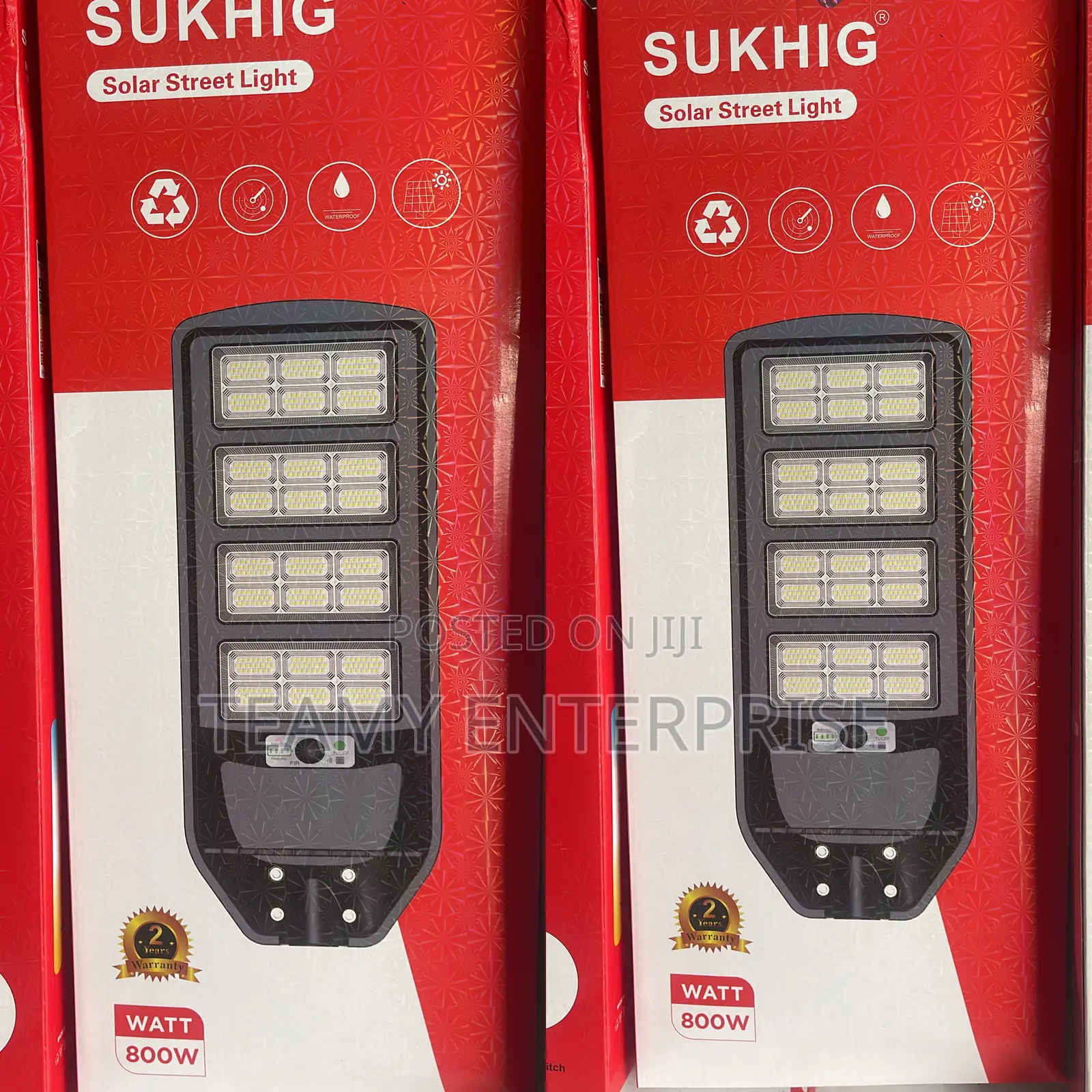 Sukhig 800 Watts All in One Solar Street Light - Security Light/ Panel