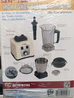 High Power Blender And Grinder 8032 Premium