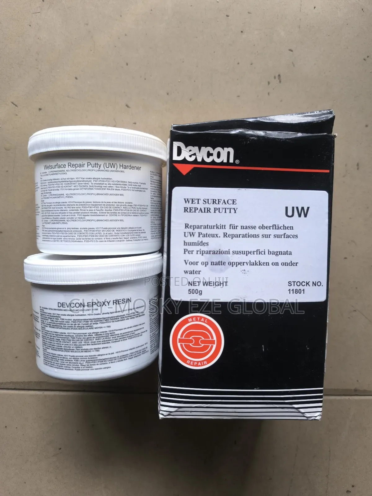Devcon Wet Surface Repair/ Underwater Putty
