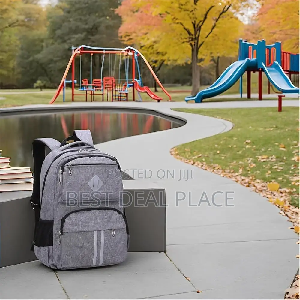 Premium Boys Multi-pocket School Backpack With Night Reflection