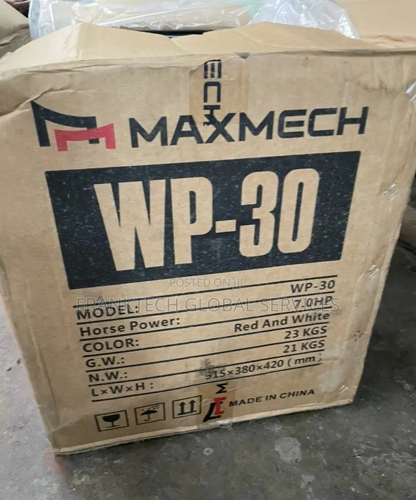 Maxmech Water Pump 3”