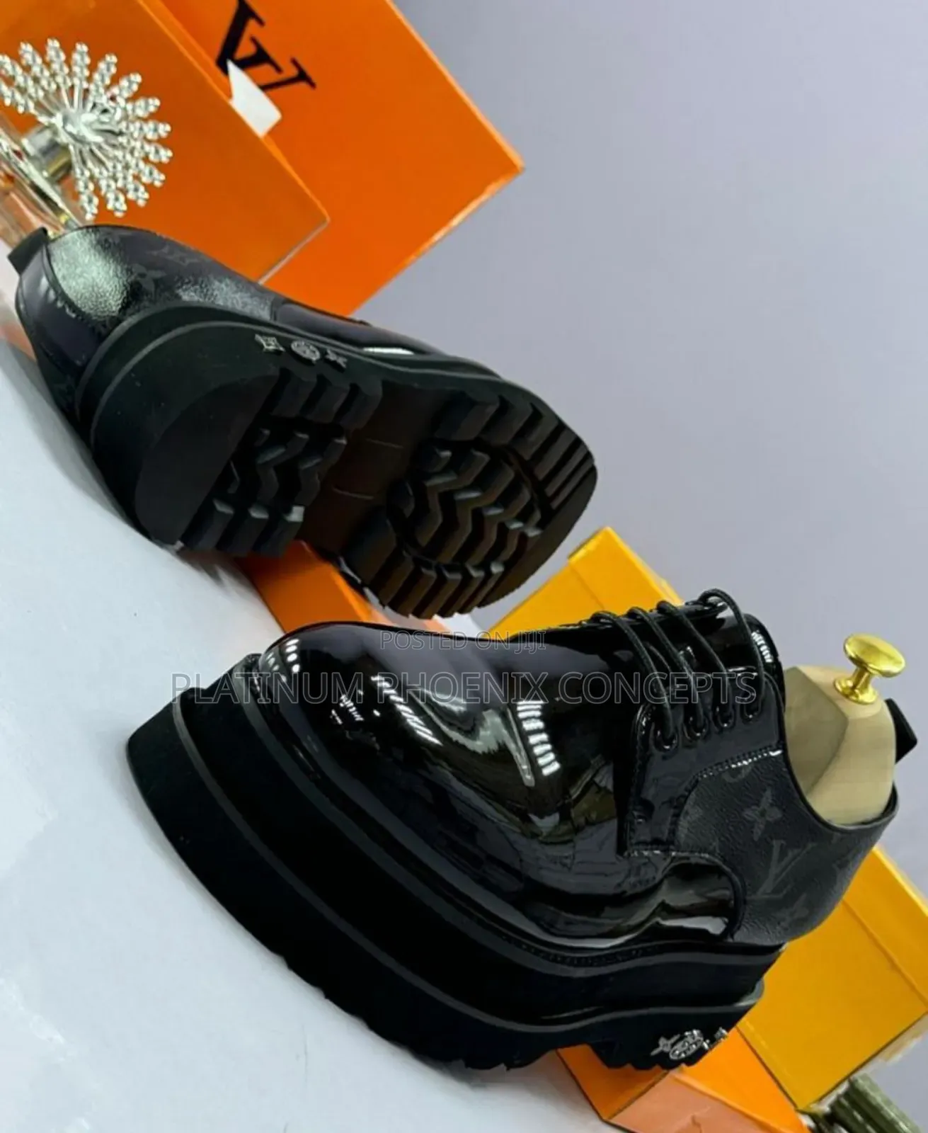 Original Louis Vuitton Quality Corporate Shoe