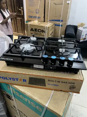 Polystar 4 Burner Built-in Gas Hob (Pv-gt60g4) Original Kitchen Hob