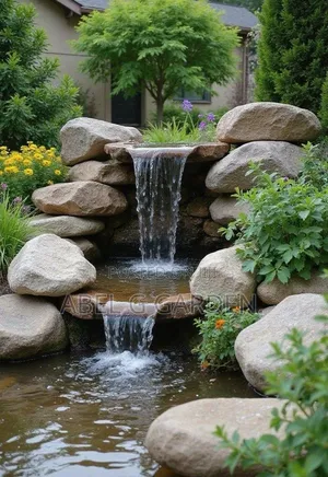 Construction of Water Fountain and Water Fall.