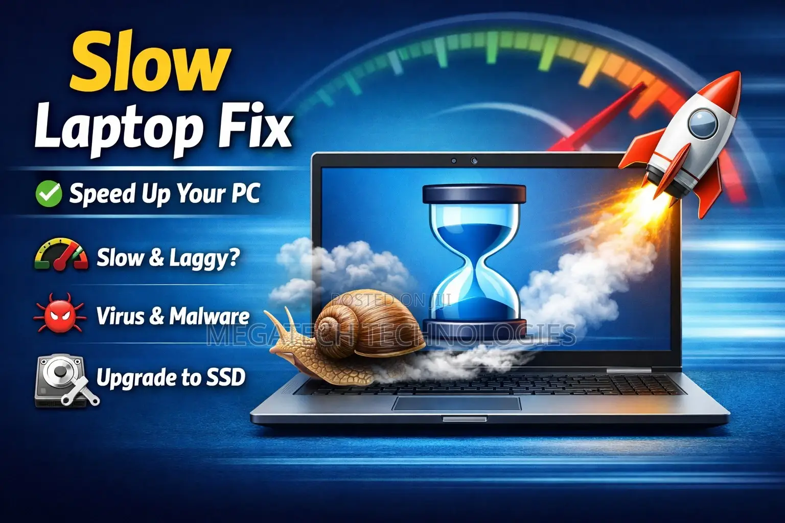 Slow Laptop Fix – Windows Performance Optimization Service