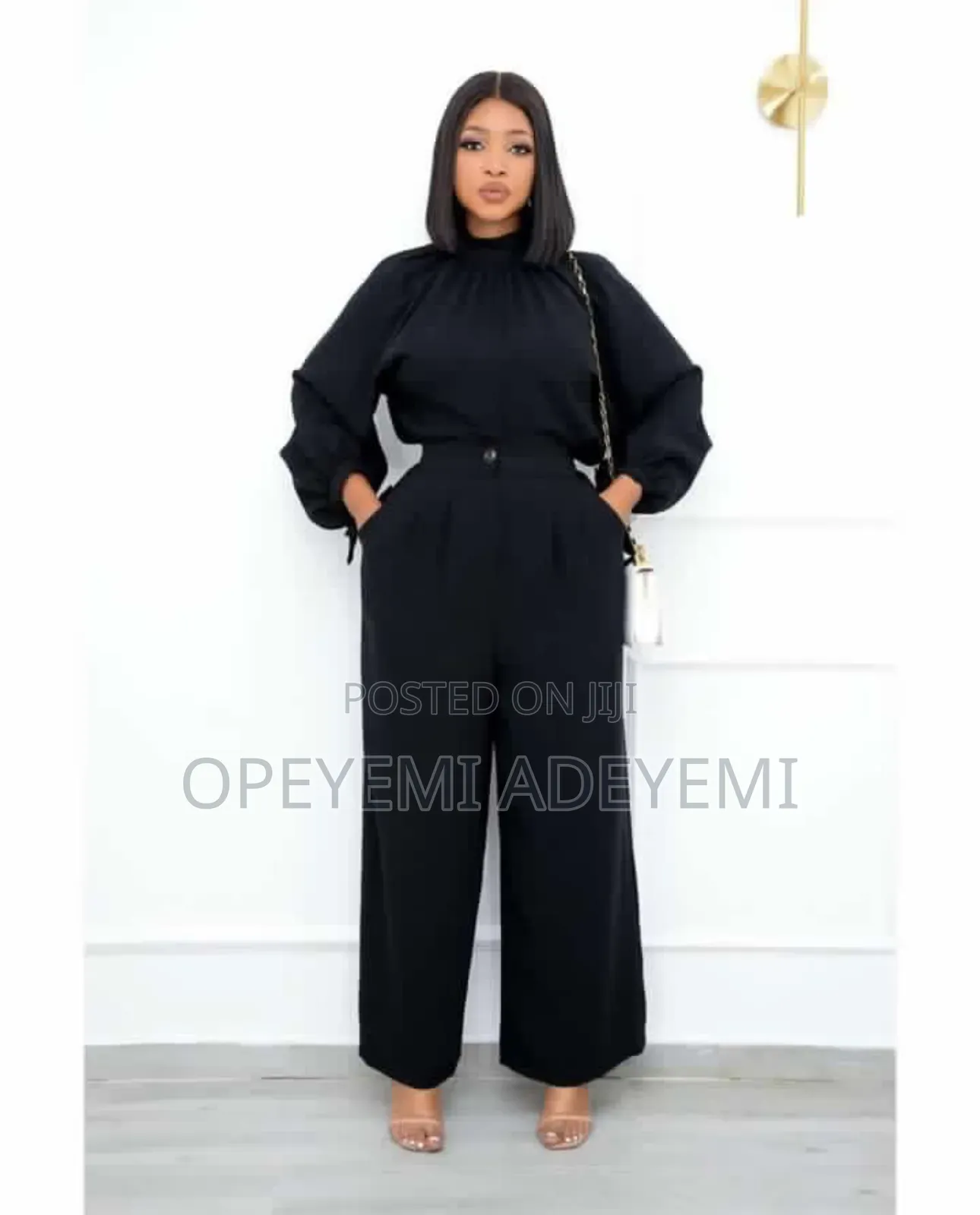 Black Turkey Two Piece Set