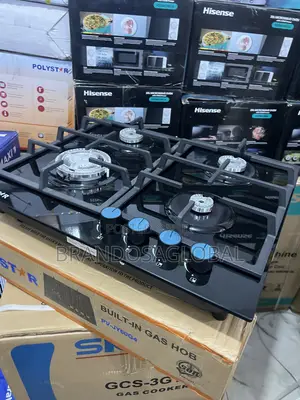 Polystar Pv-Gt60g4 4 Burner Built-in Gas Hob Heat Control Precision