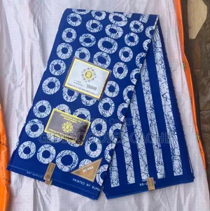 Adire Patterned Ankara Small Grade Fabrics/6yrds