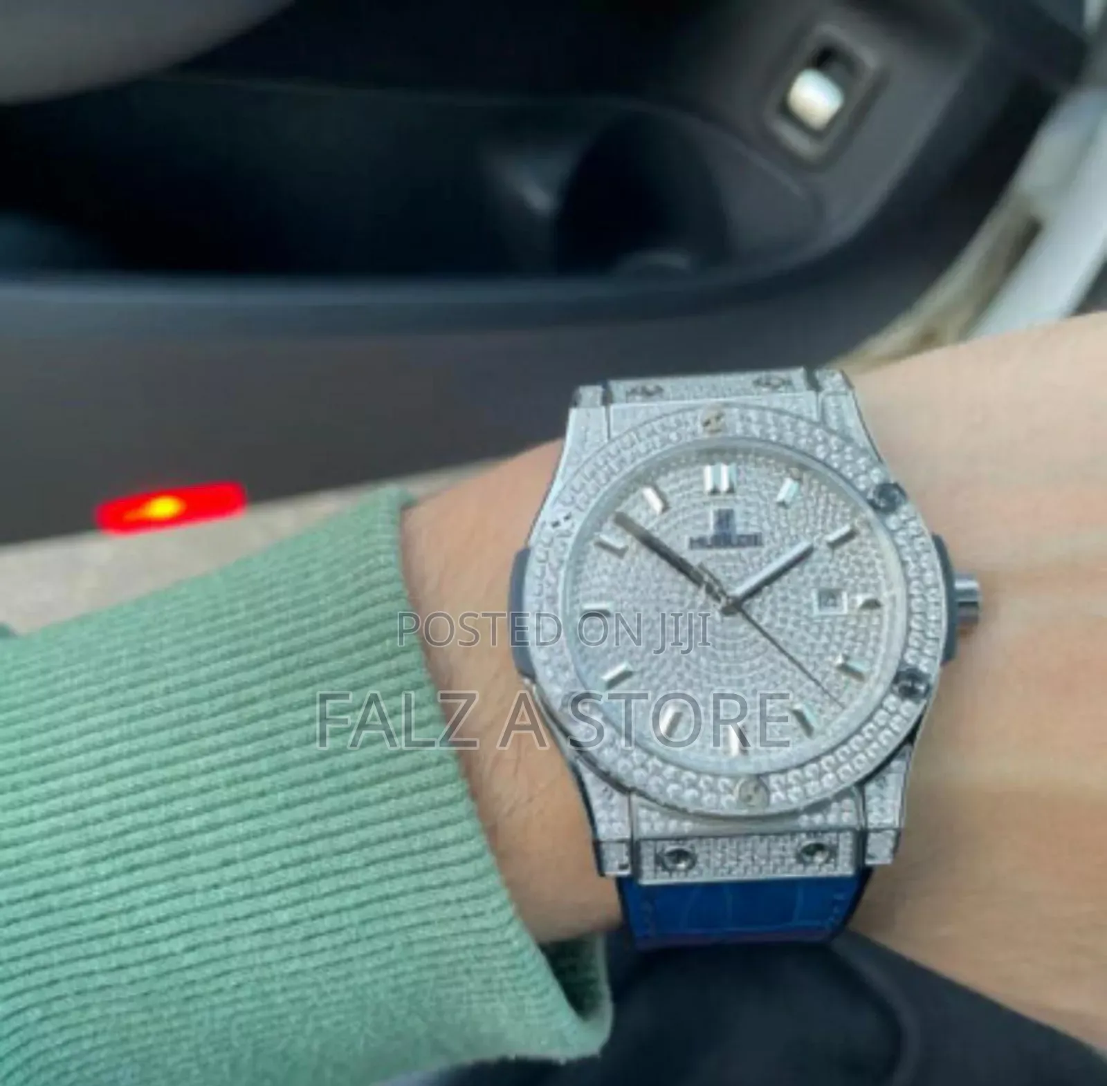 Hublot Automatic Leather Wristwatch
