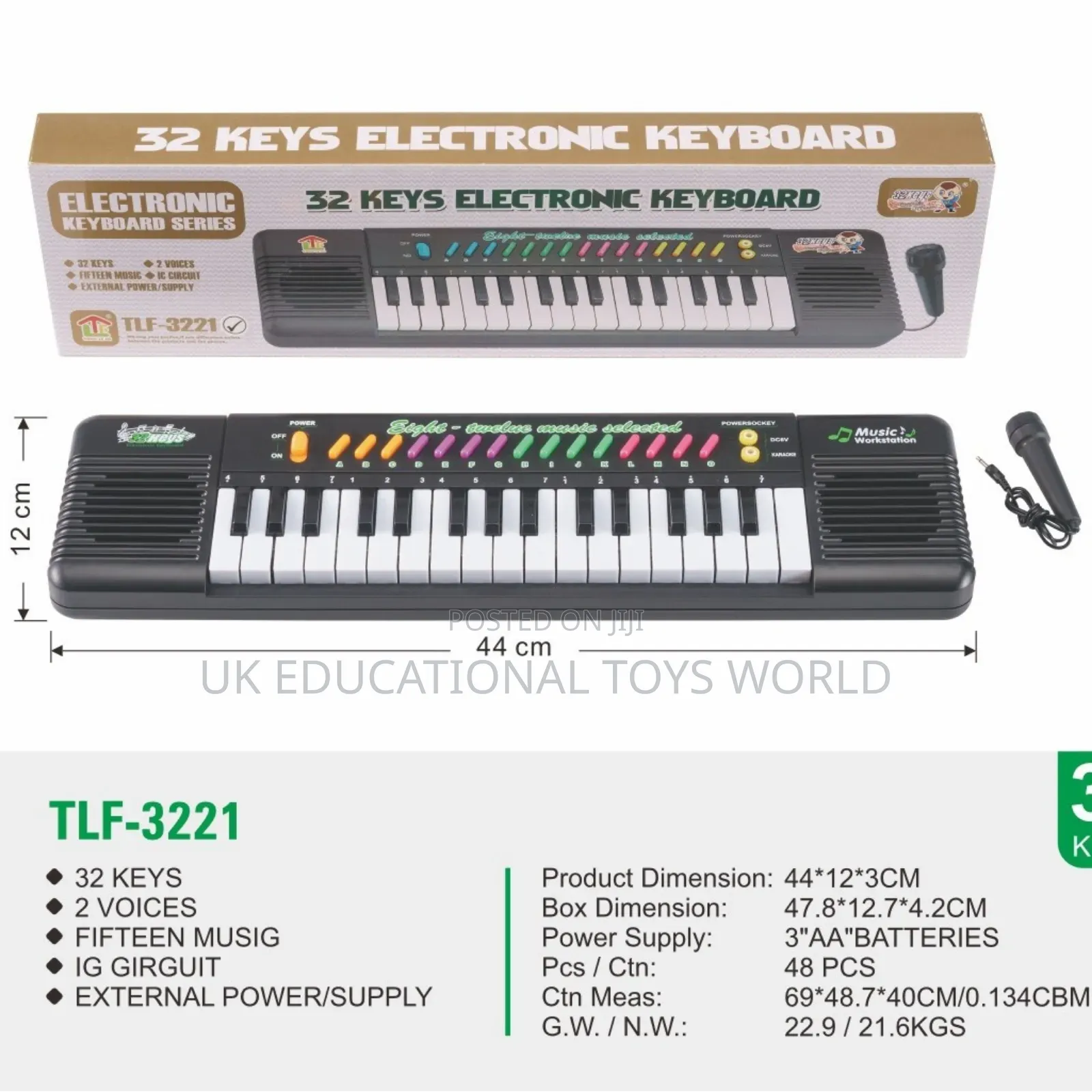 Electronic Keyboard With Microphone for Kids