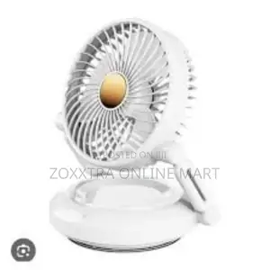 Foldable Rechargeable Rotating Fan - Wall Desktop