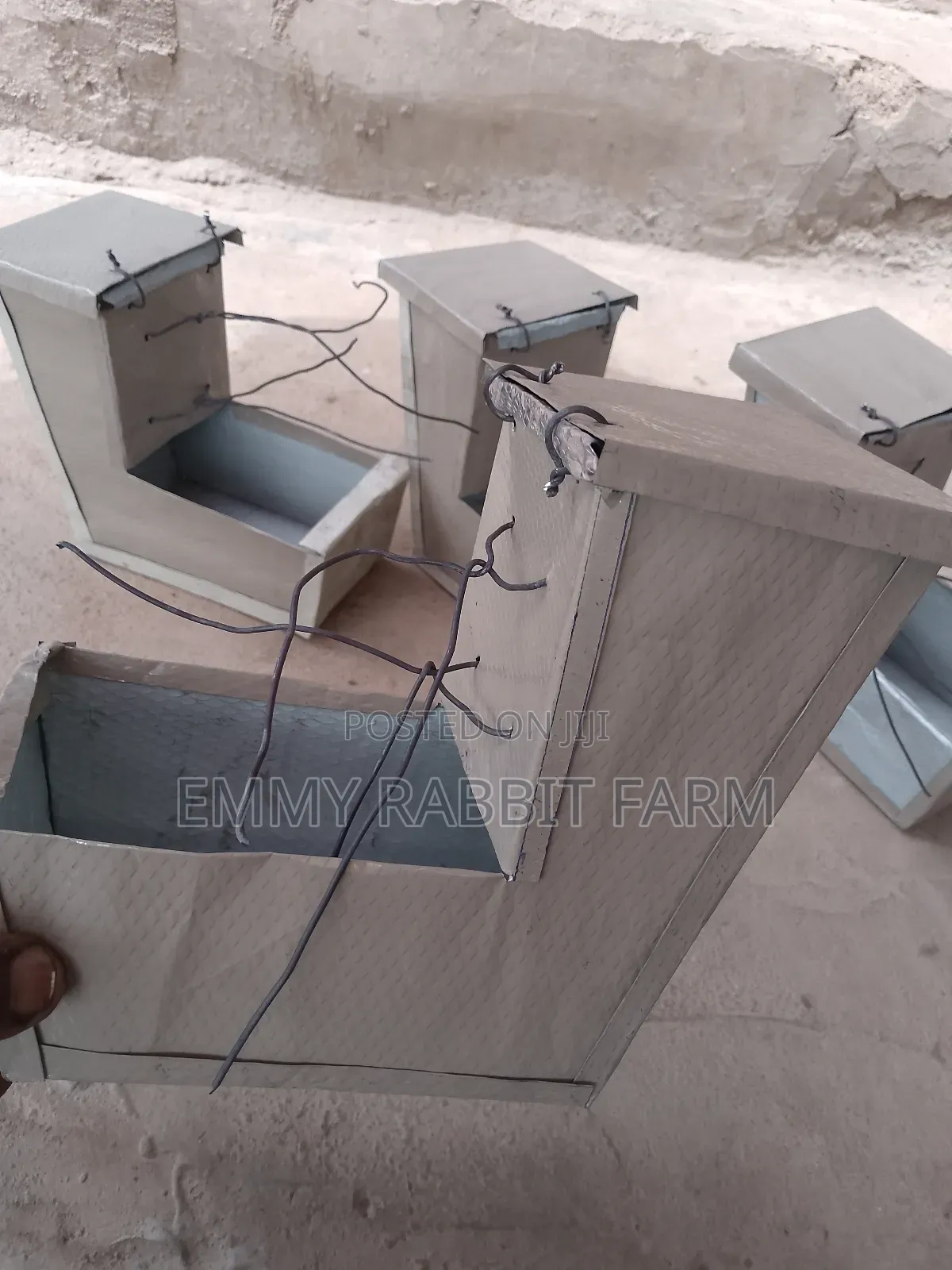 Rabbits Accessories E.G J-Feeders and Nesting Box