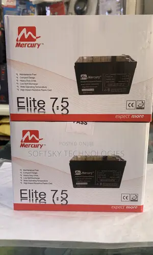 Mercury 12v 7a Ups Battery