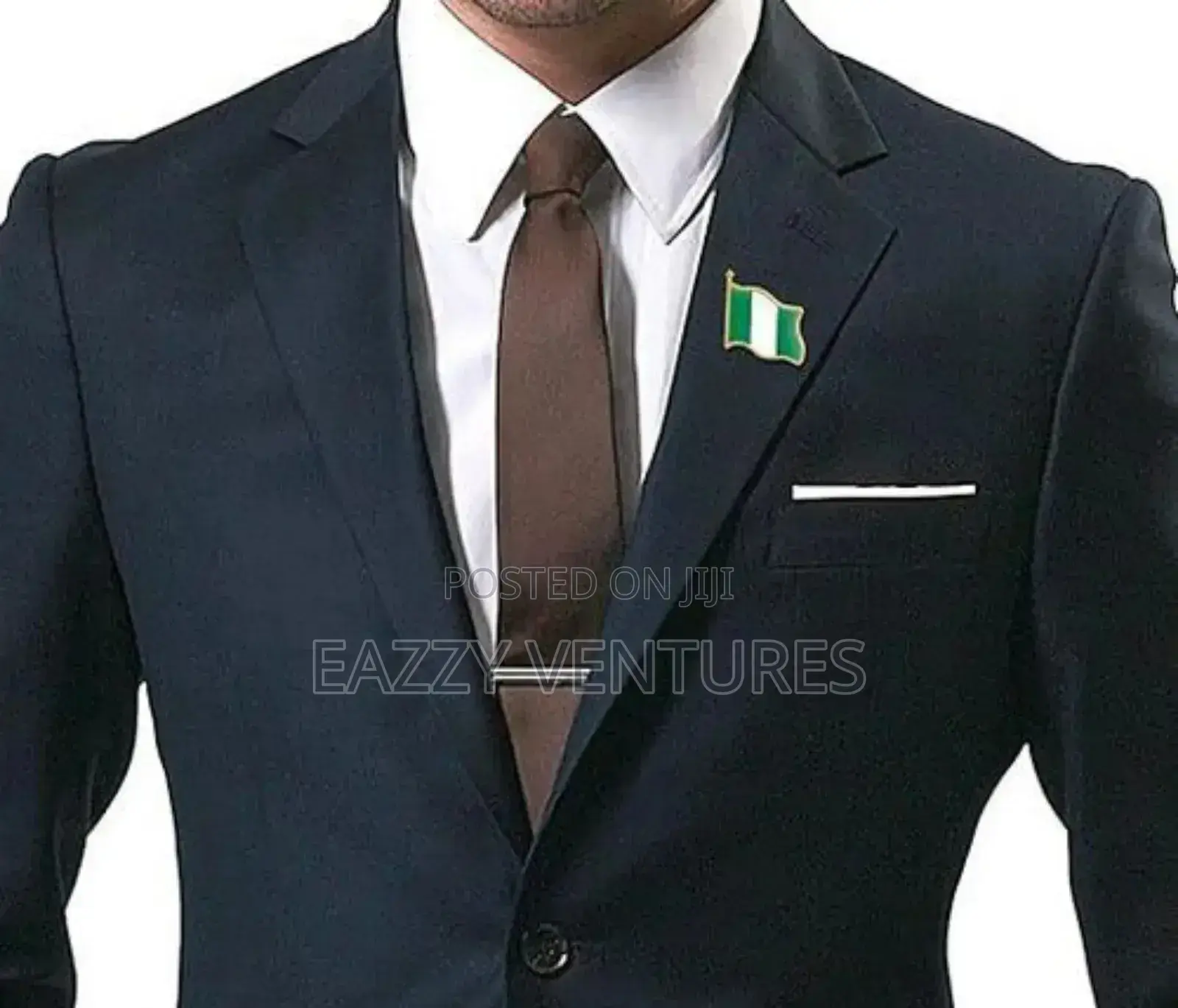 Nigerian Map Lapel Pin