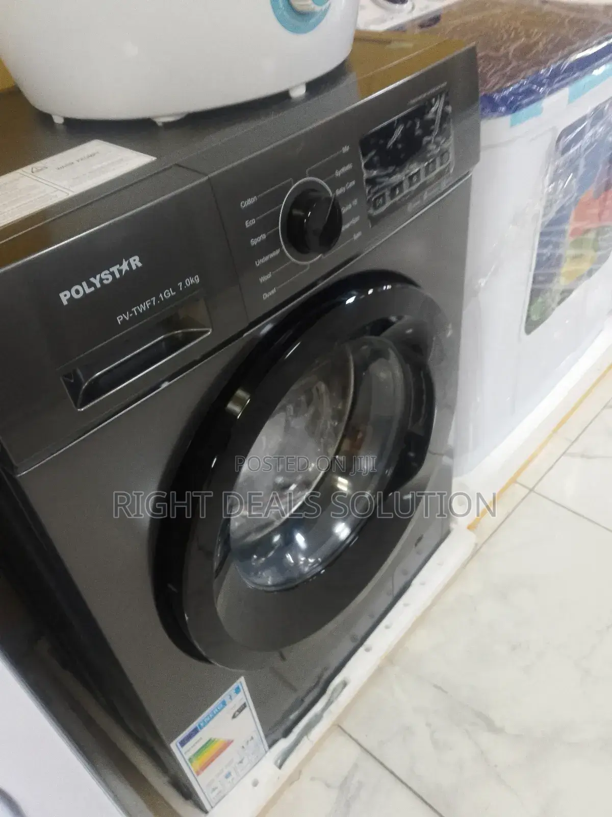 Space-Saving Polystar Front L 6kg Capacity With Multiple Wash Programs