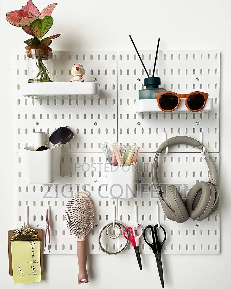 White Peg Board 60*60cm