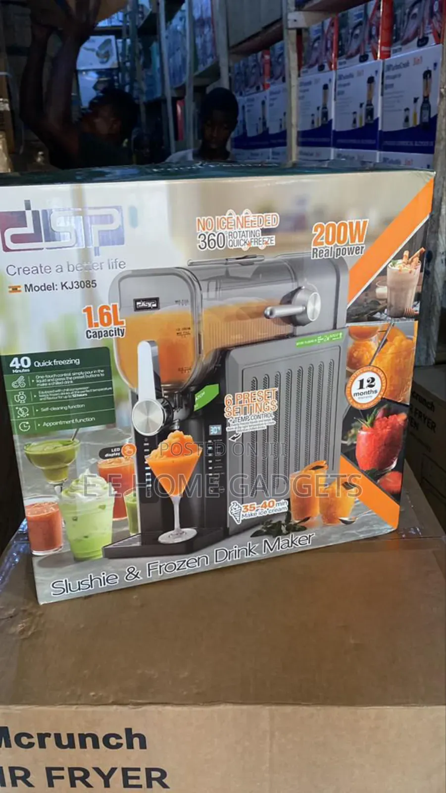 DSP Slushie and Frozen Drink Maker