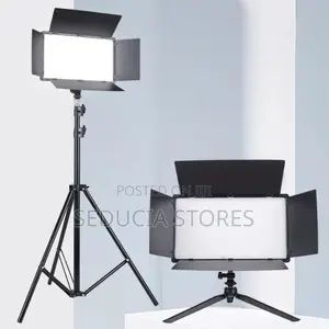 Led 800 Pro Light Kit With Tripod Stand, 2 Batteries, Adapter Charger