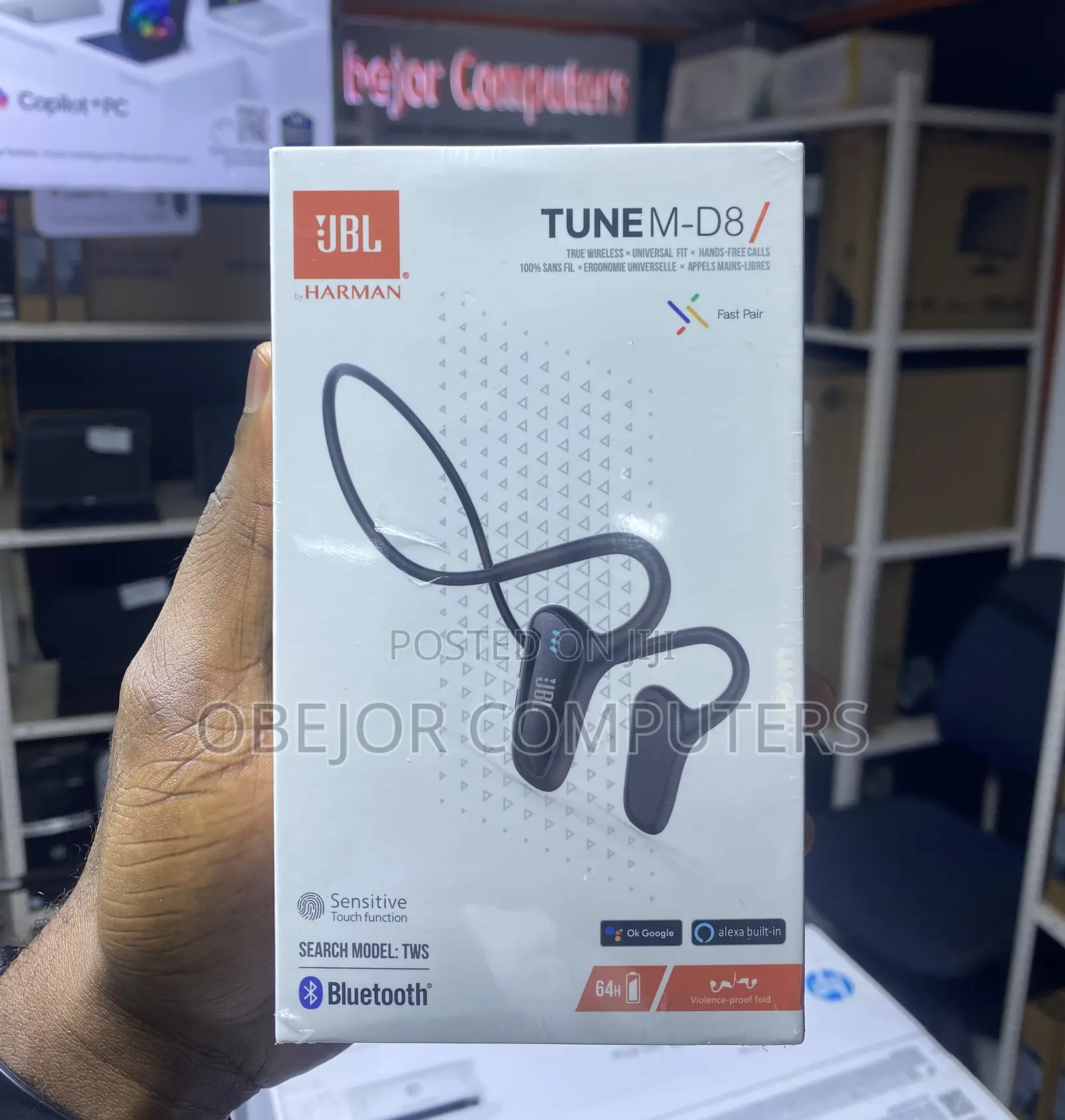 JBL Tune M-D8 True Wireless Bluetooth Earbuds