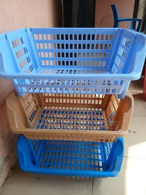 Stowage Plastic Basket 3steps