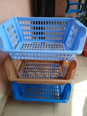 Stowage Plastic Basket 3steps