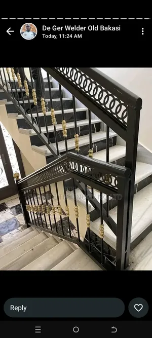 Wronght Iron Work Decoration Handrail
