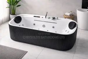 Black Acrylic Bathtub