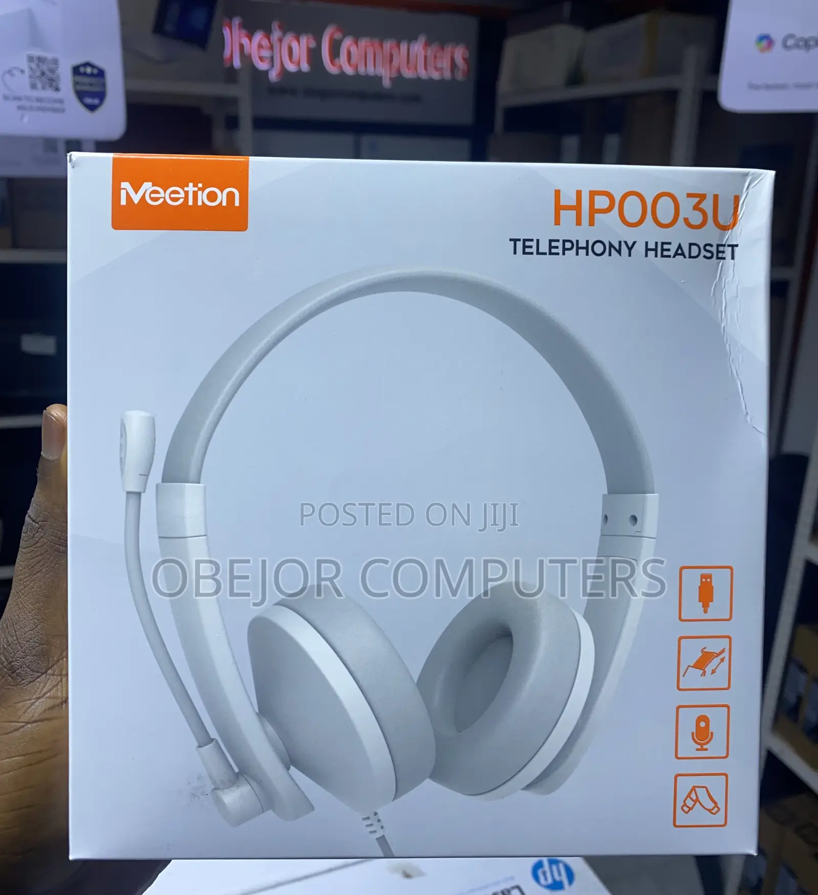 Meetion Hp003u Usb Wired Telephone Headset
