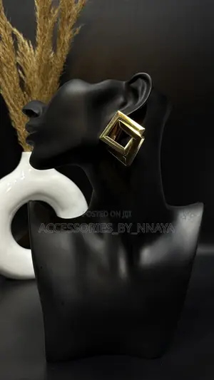 Triangle Gold Earring