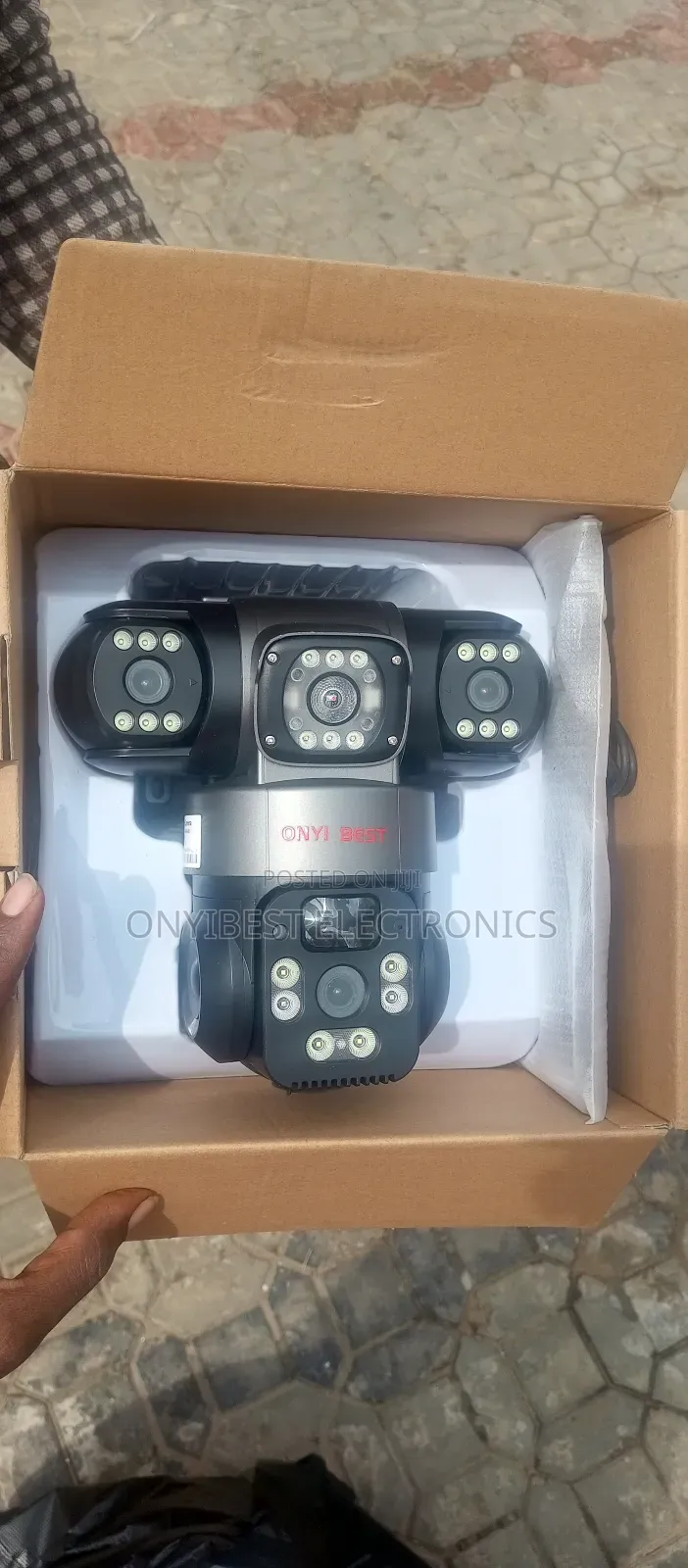 Intelligent Solar PTZ Camera Triple Lens
