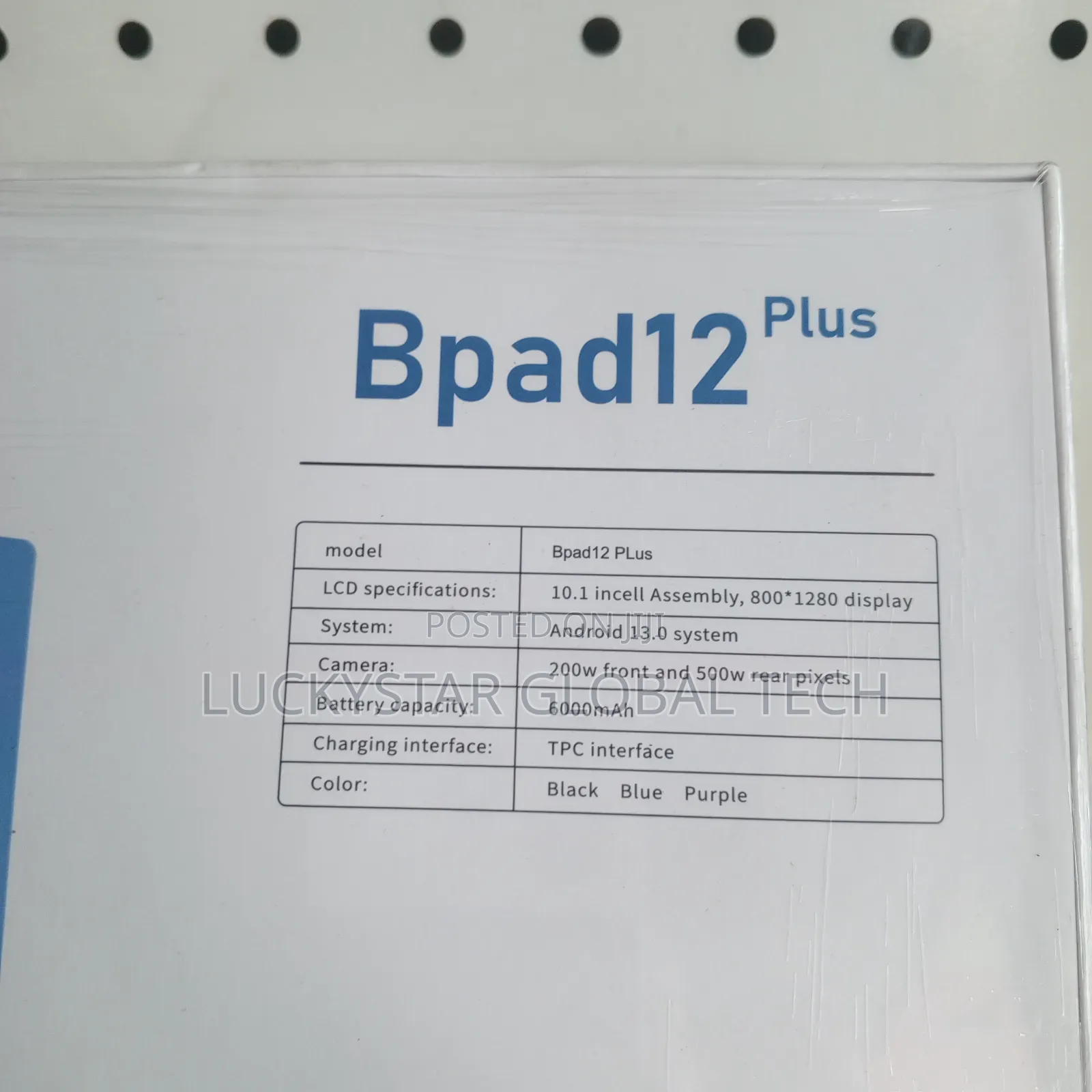New Tablet 512 GB Blue