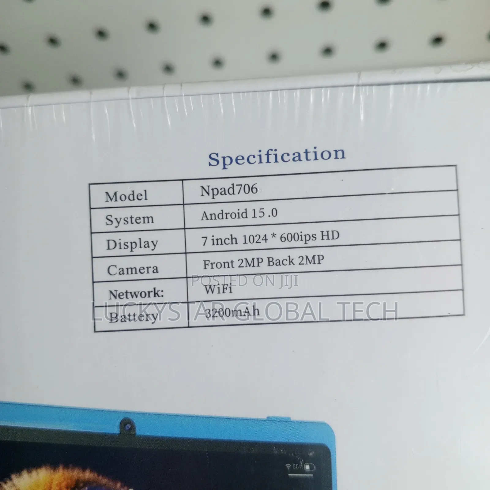 New Tablet 128 GB Blue