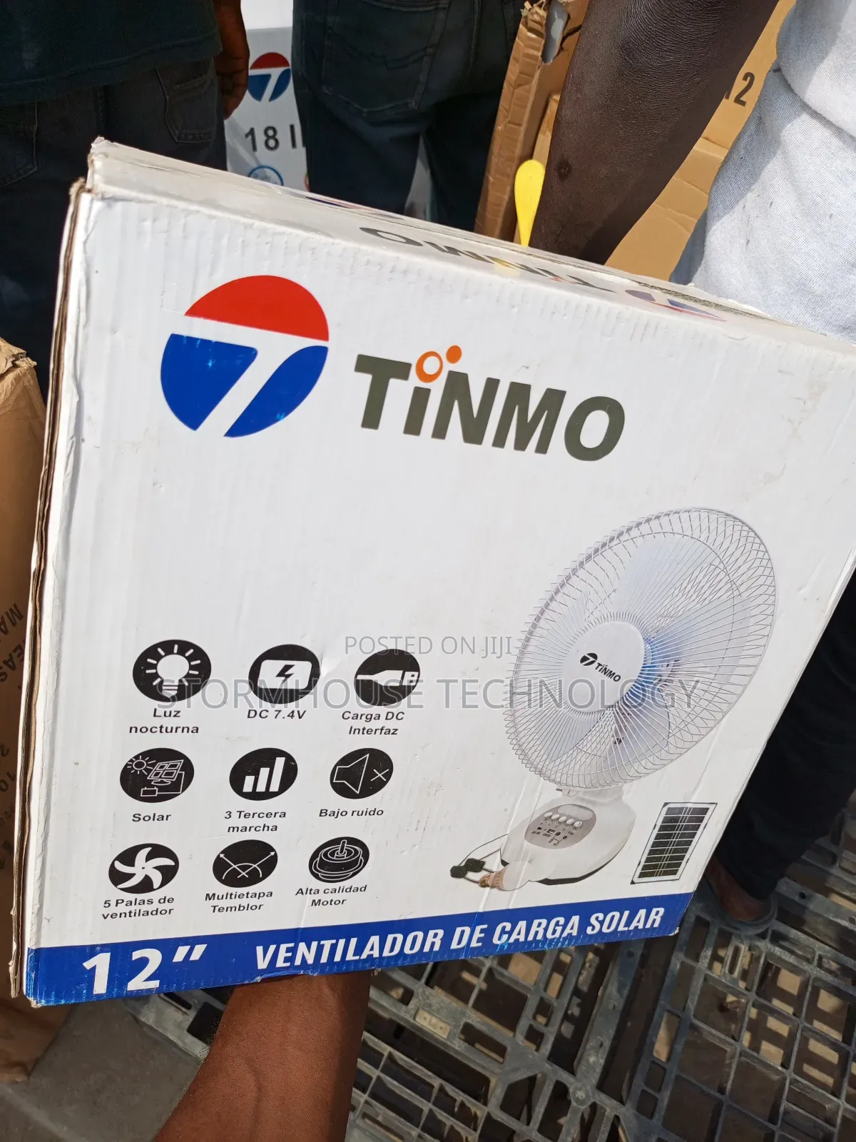 Standard Solar Rechargeable Table Fan