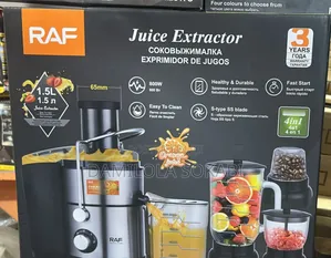 Raf 4-in-1 Electric Juice Extractor and Blender Set.