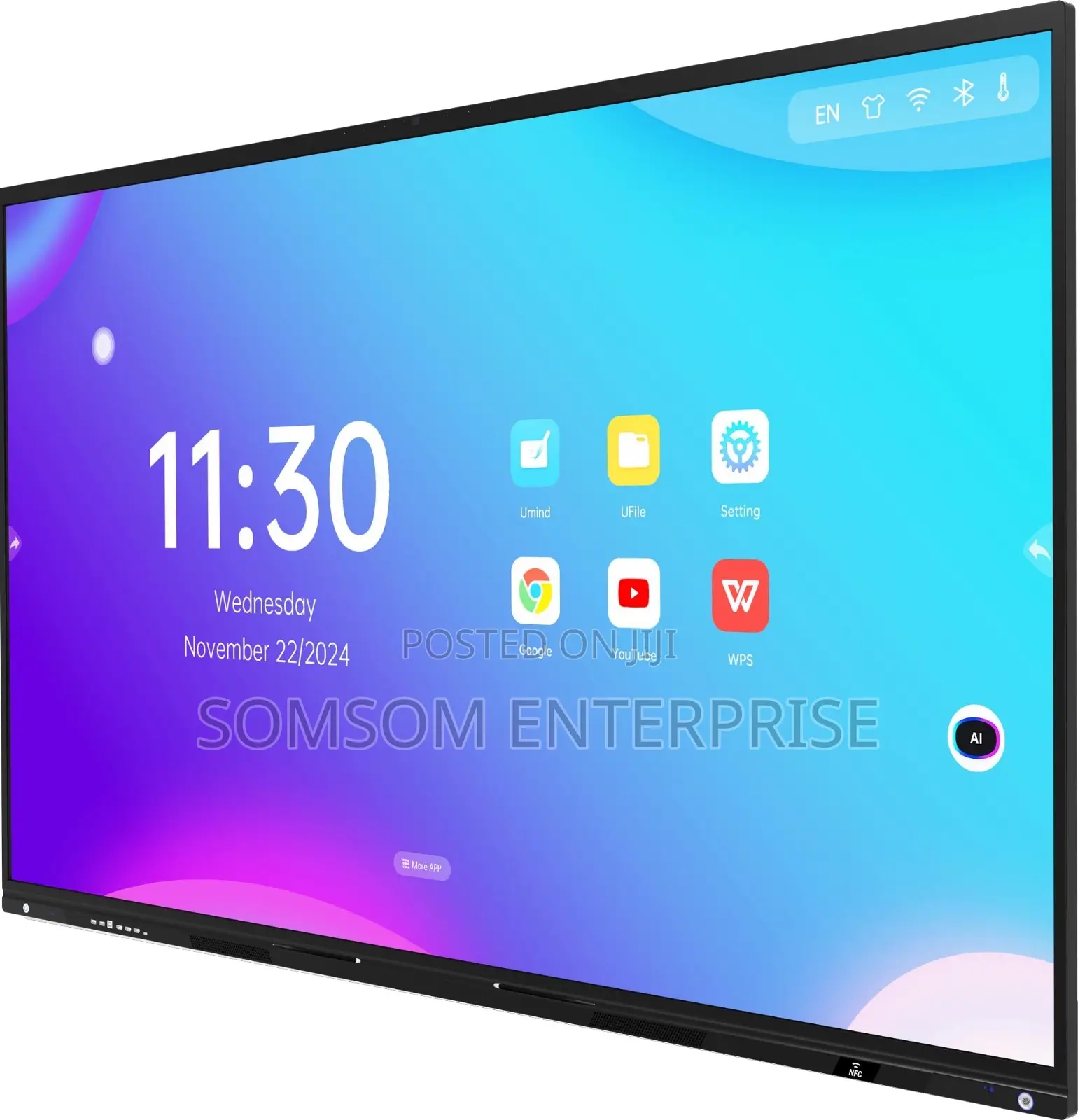 86inches Riotouch Flat Panel With Stand