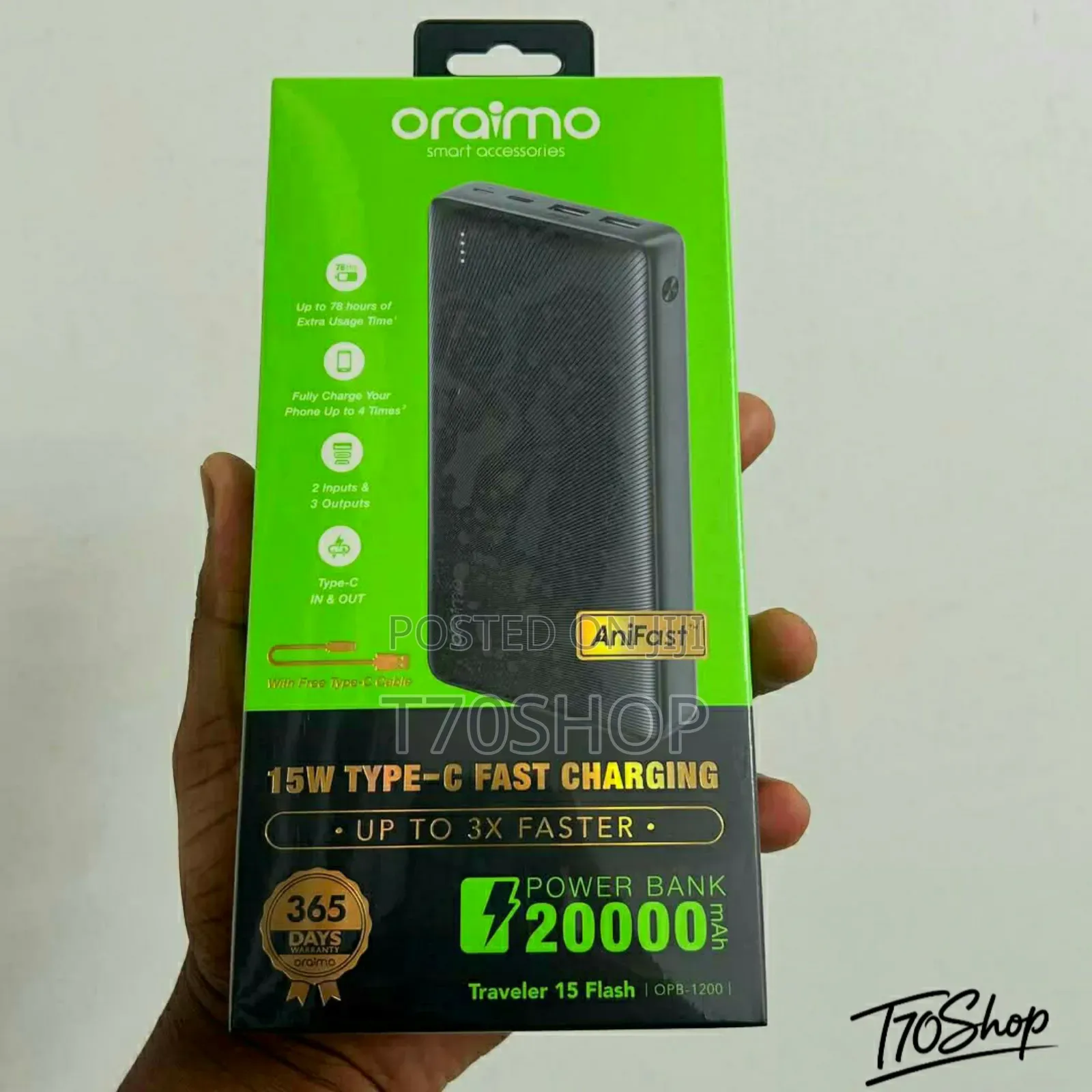 Oraimo 20000mah Powerbank