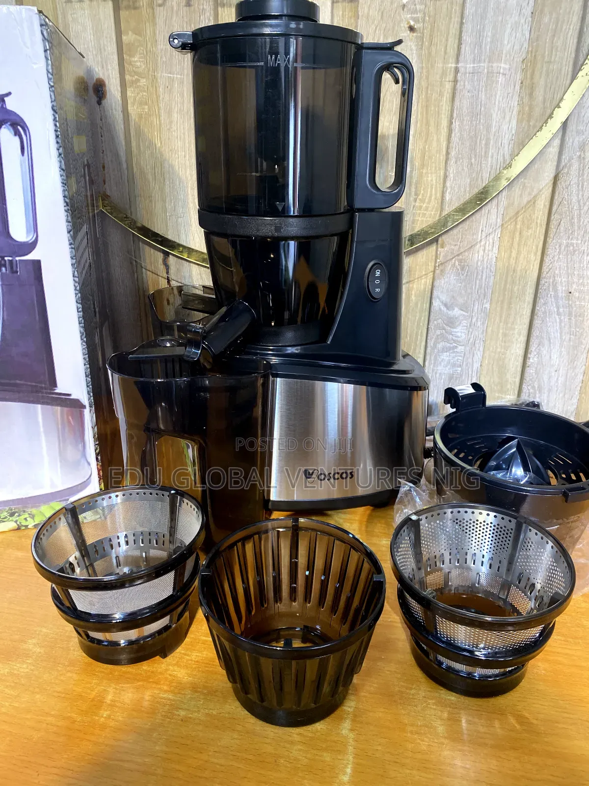 Vosco Advanced Professional 4 Filter Slow Juicer + Citrus Juicer. 450w