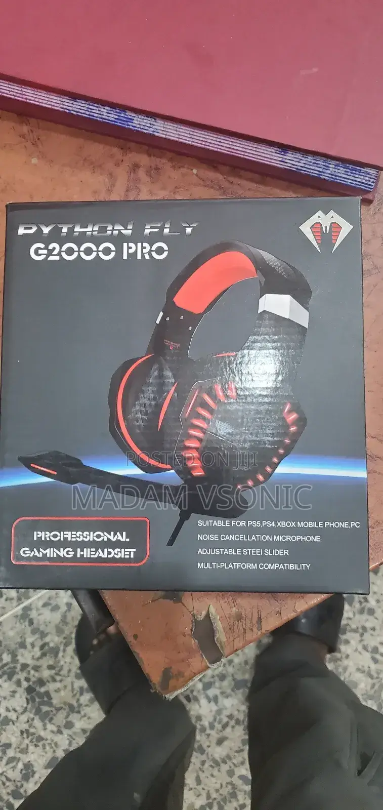 Python Fly Gaming Headset G2000 Pro
