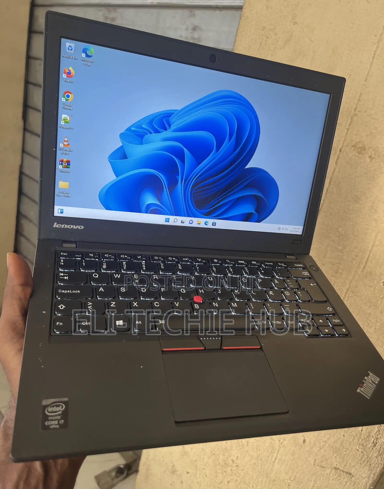 Laptop Lenovo ThinkPad X250 8GB Intel Core I7 SSD 256GB