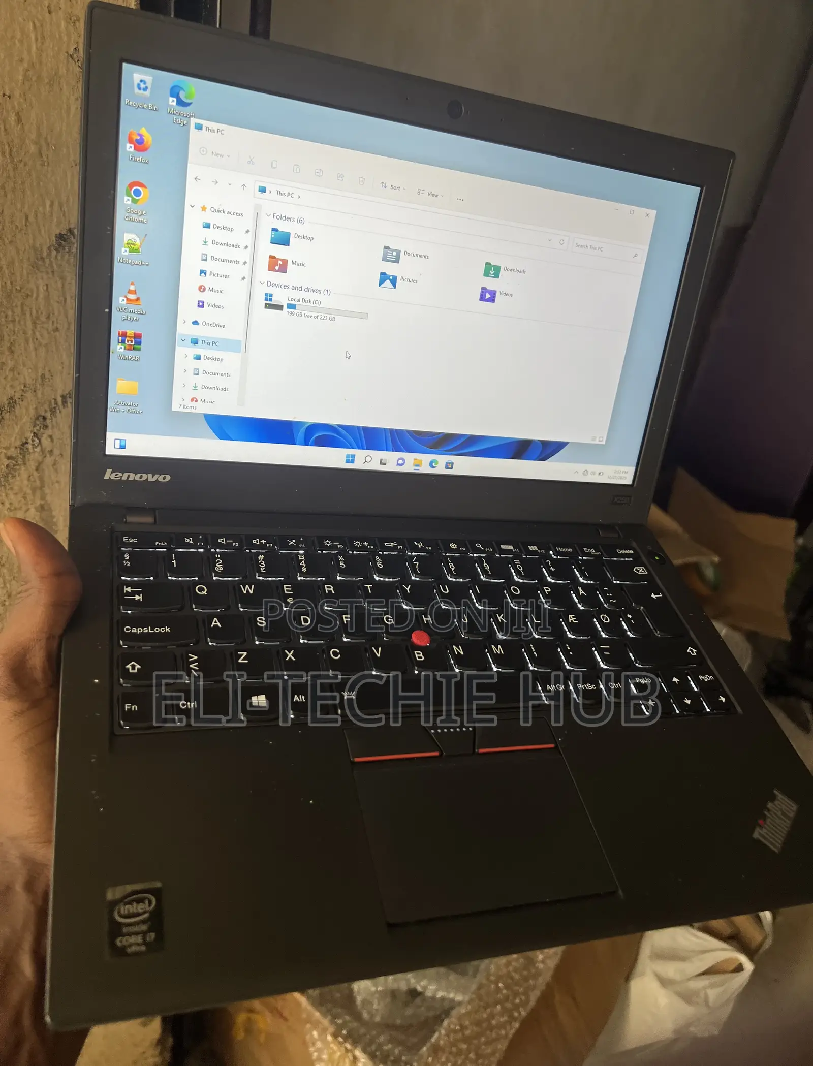 Laptop Lenovo ThinkPad X250 8GB Intel Core I7 SSD 256GB