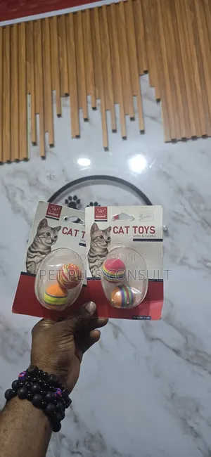 Cat Colorful Ball Toy