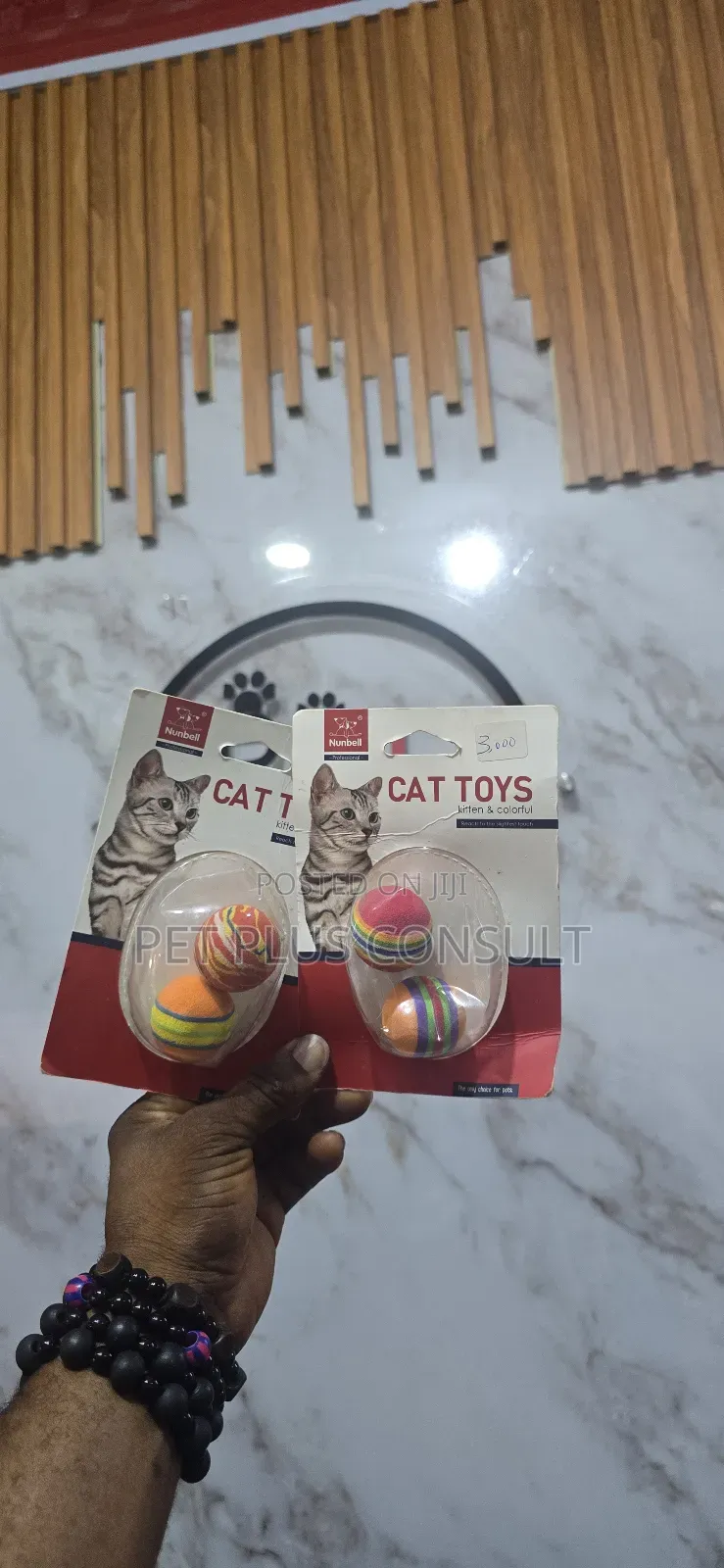 Cat Colorful Ball Toy