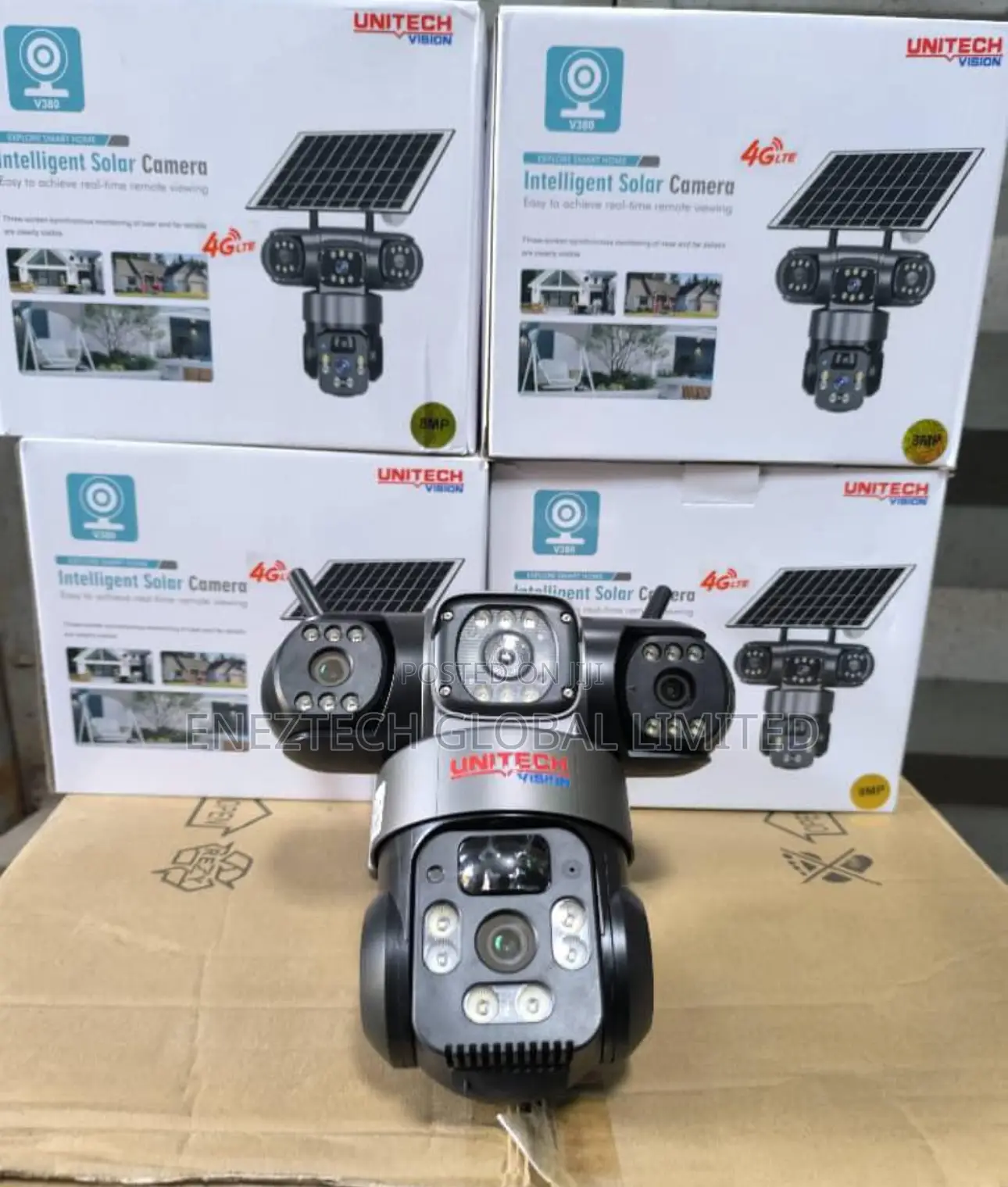 9mp Tripple Lens Hd Solar PTZ Camera, V380 App in Ojo - Security ...